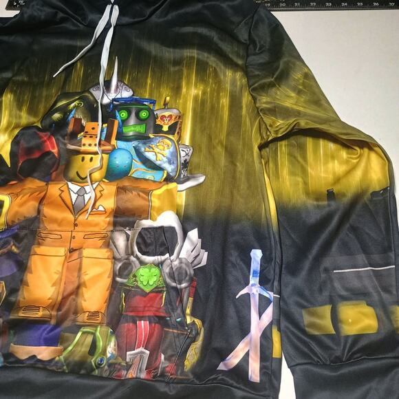 Roblox "Builderman" and Friends Graphic Print Hoodie - Size XXL - Picture 2 of 5